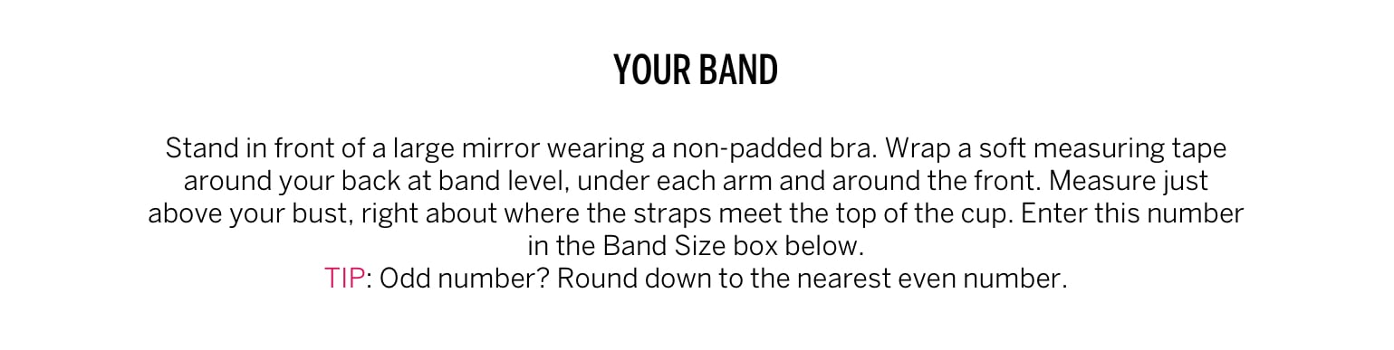 Bra Size Calculator Bra Size Fit Guide at Victoria s Secret UAE